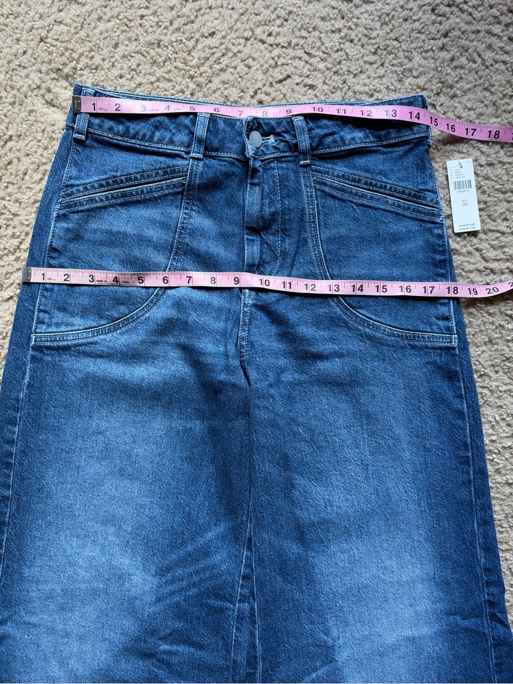 Pilcro High-Rise Wide-Leg Trouser Jeans 26 - Picture 11 of 14